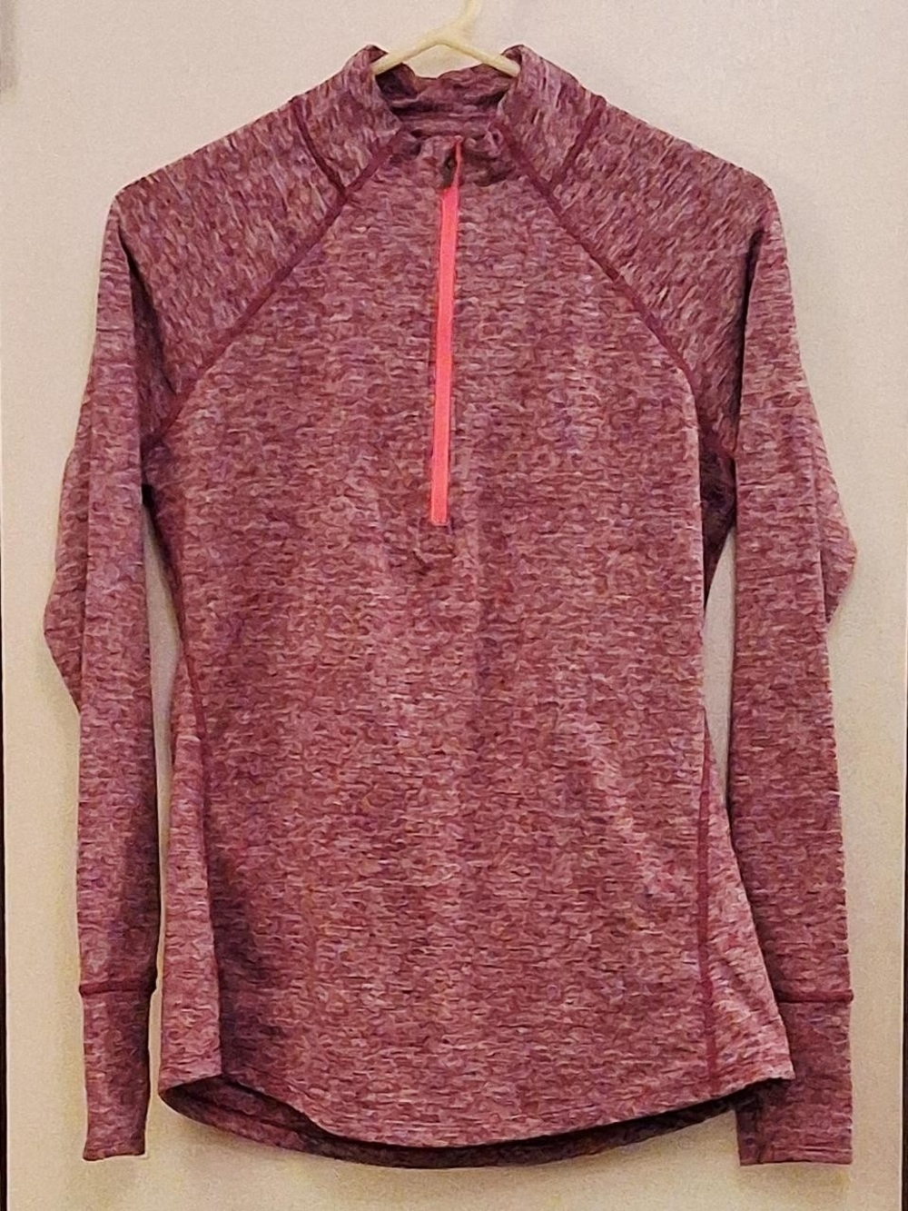Tangerine Heathered Coral Pink Pullover